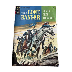 Gold Key Comics, The Lone Ranger, #7 1967 Silver Gets Through, Western Good+ VTG